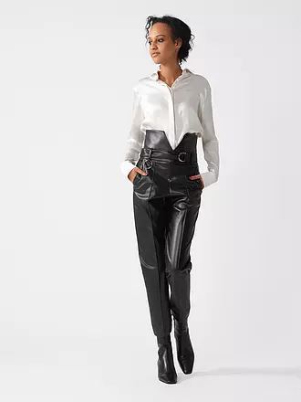 SILVIA SCHNEIDER | Pantalon aspect cuir | 